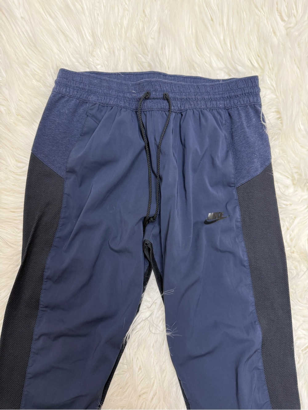 Men's Athletic Jogger Pants - Navy/Black